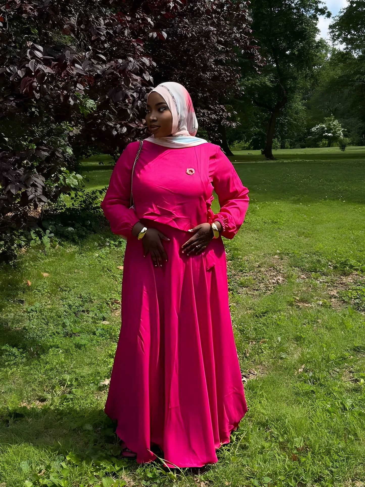 Amira Pleated Maxi Dress Collection