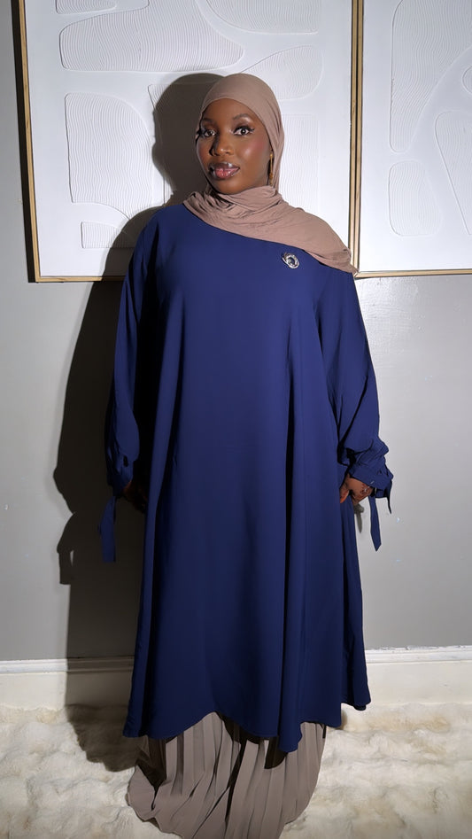 Premium Pleated 2-Piece Set – Tunic & Skirt