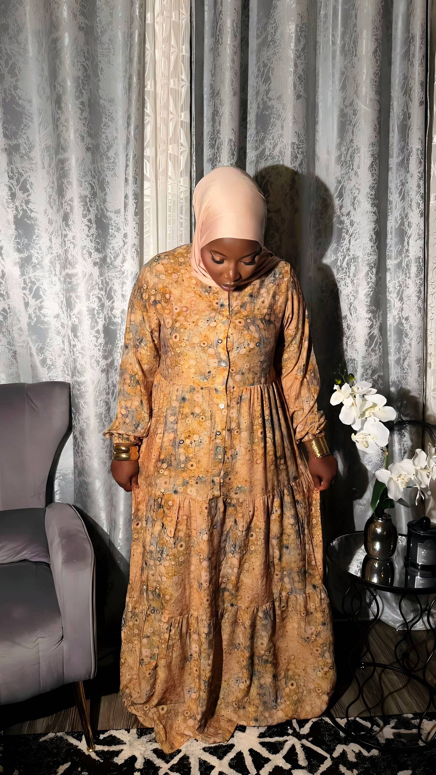 The Amira printed Dress