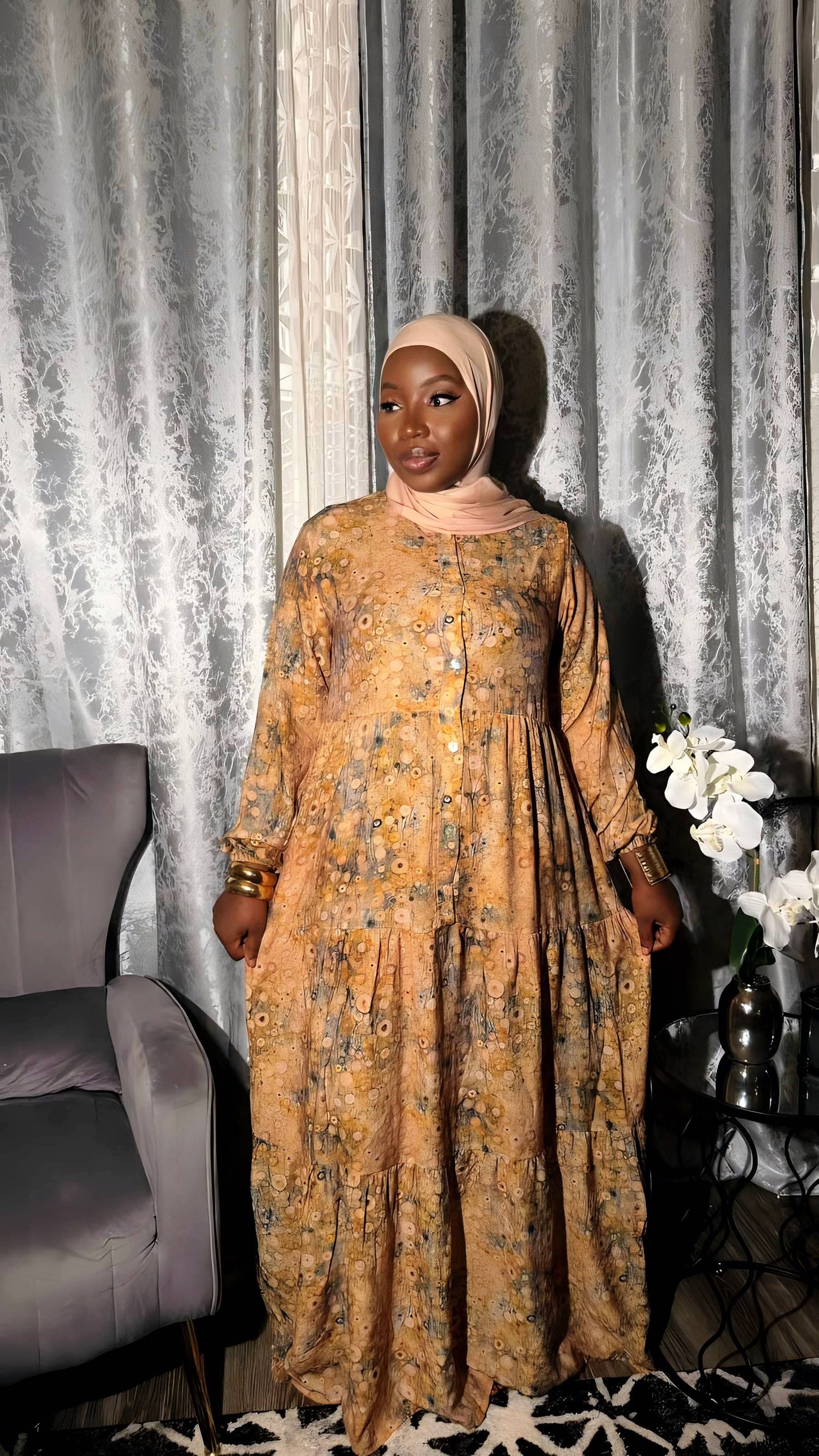 The Amira printed Dress