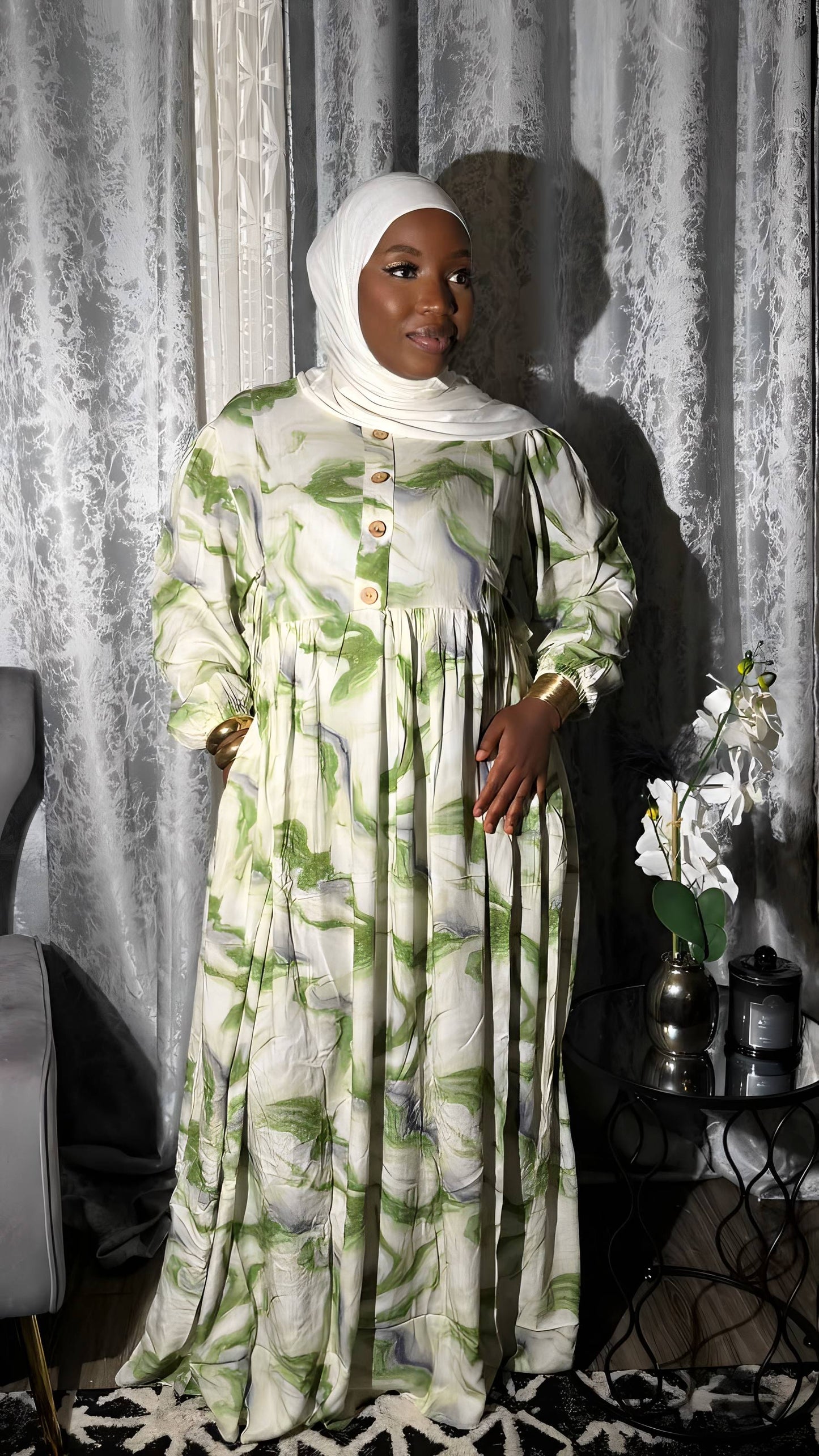 The Soumeya Cotton Maxi Dress