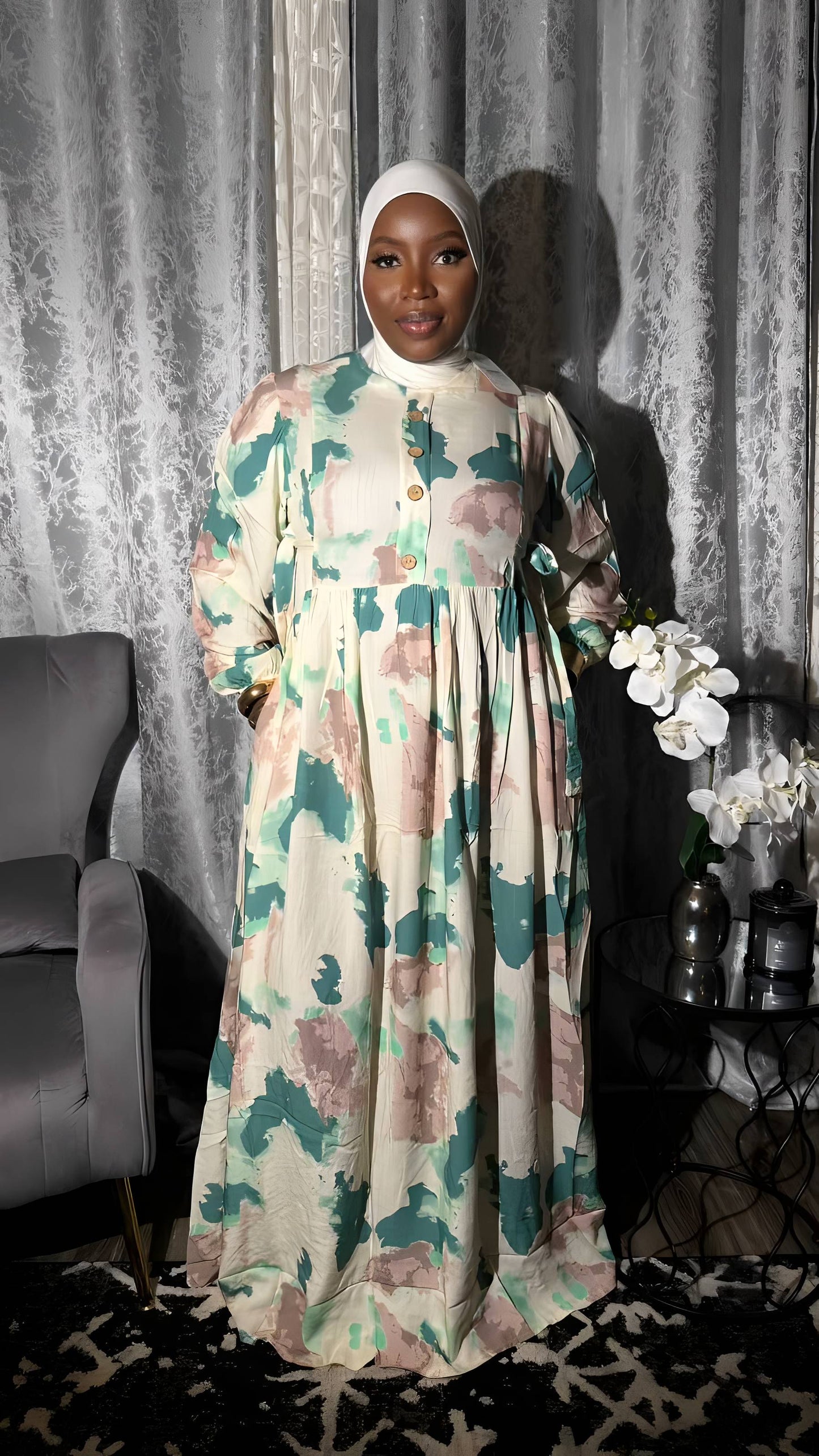 The Soumeya Cotton Maxi Dress